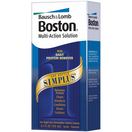 Líquido Lentes Contacto >> Bausch & Lomb, Boston Simplus (120ml)